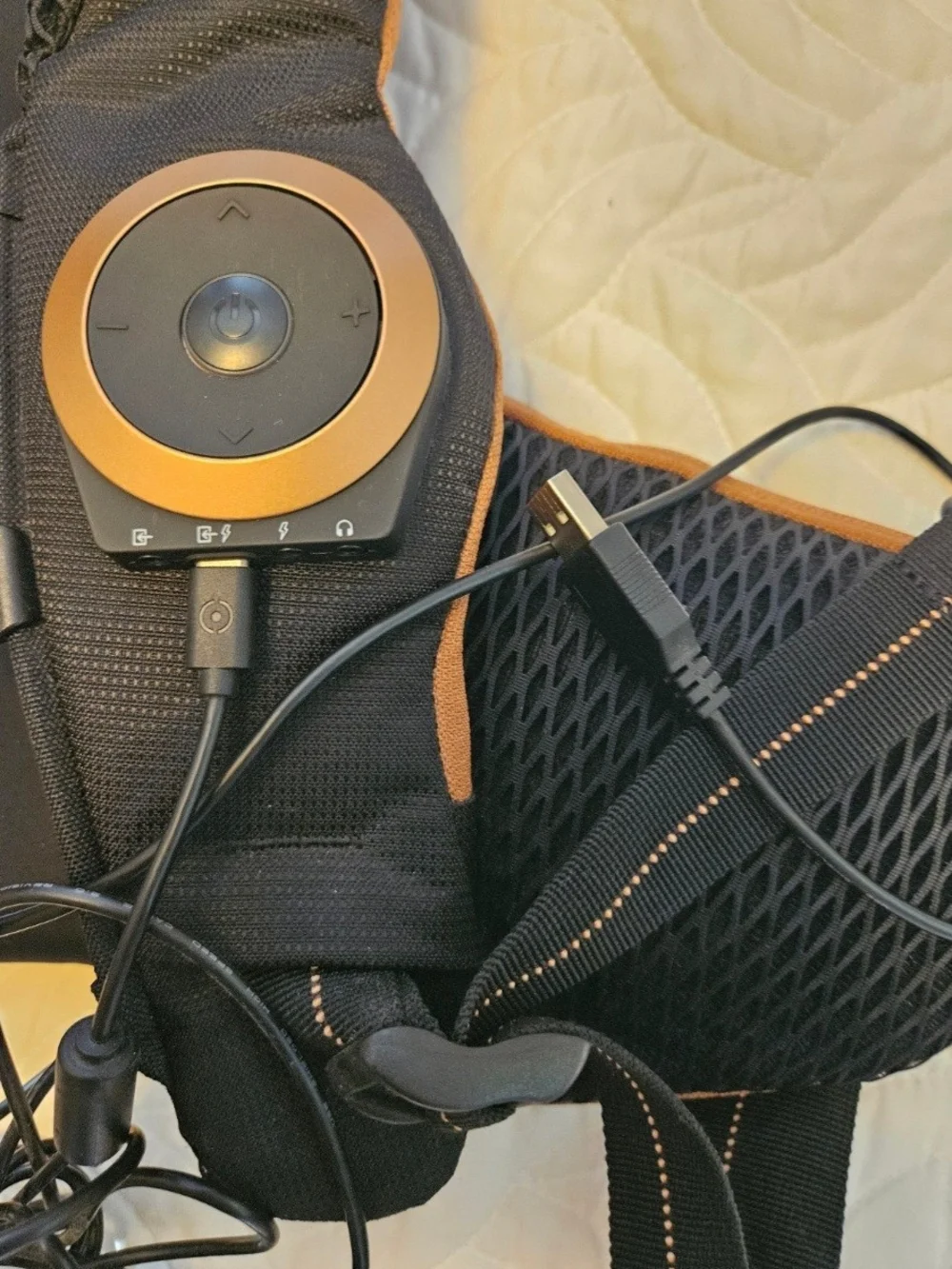 Black Wearable Haptic Backpack - Black